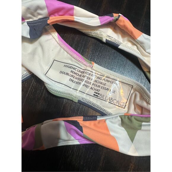 Billabong NWT size L slow roller rise bikini bottoms - multicolor stripes - swim - Picture 6 of 9